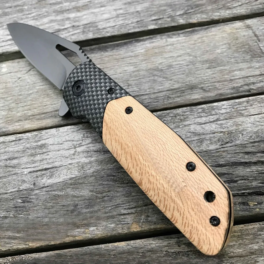LDT X50 складной нож 7Cr18Mov лезвие имитация углеродного волокна палисандр ручка нож охотничий Открытый выживания карманные ножи инструменты