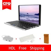 Оригинальный gpd карман UMPC 7 «Планшеты Алюминий В виде ракушки мини-ноутбук для Окна 10 Системы Процессор x7-Z8750 8 ГБ/ 128 ГБ (DHL бесплатная доставка)