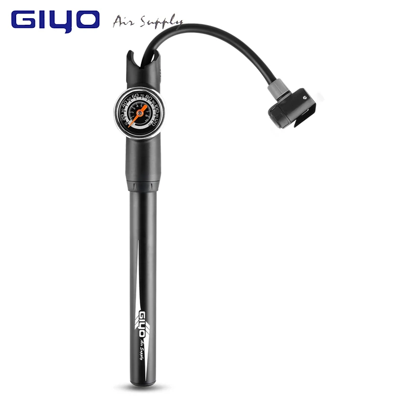 GIYO 120PSI воздушный насос для накачки велосипедный надувания вилки подходит Schrader с