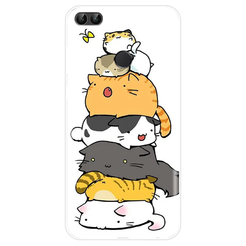 Kawaii Molang с рисованным аниме собака ca крышка чехол для телефона из ТПУ с принтом чехол для Huawei P9 P10 P20 плюс P20 P30 PRO P8 P9 P10 P20 P30 lite P smart