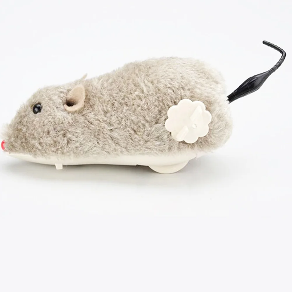 Стильная футболка с изображением персонажей видеоигр животное мышь заводная игрушка для бега крыса модная игрушка Одежда для новорожденных на весну игрушка цвет в ассортименте Детские Моделирование Плюшевые Животные