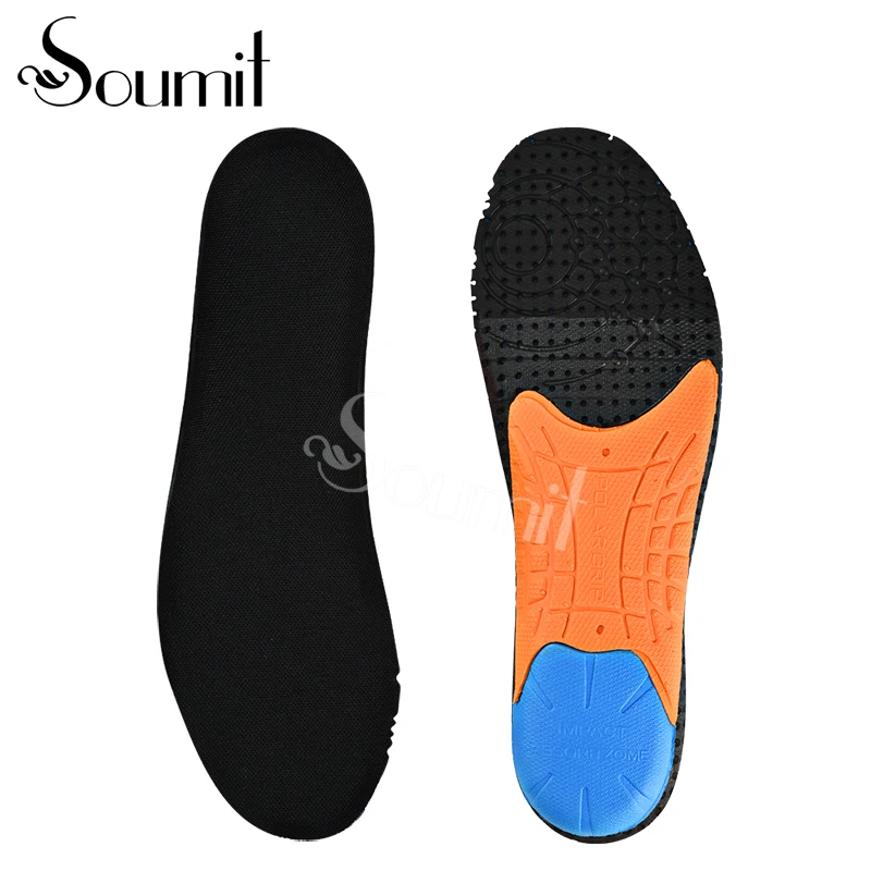 

Soumit Orthotics Sport Shoe Insoles for Flat Feet Athlete Full Length Comfort Breathable Arch Support Inserts For Men Women