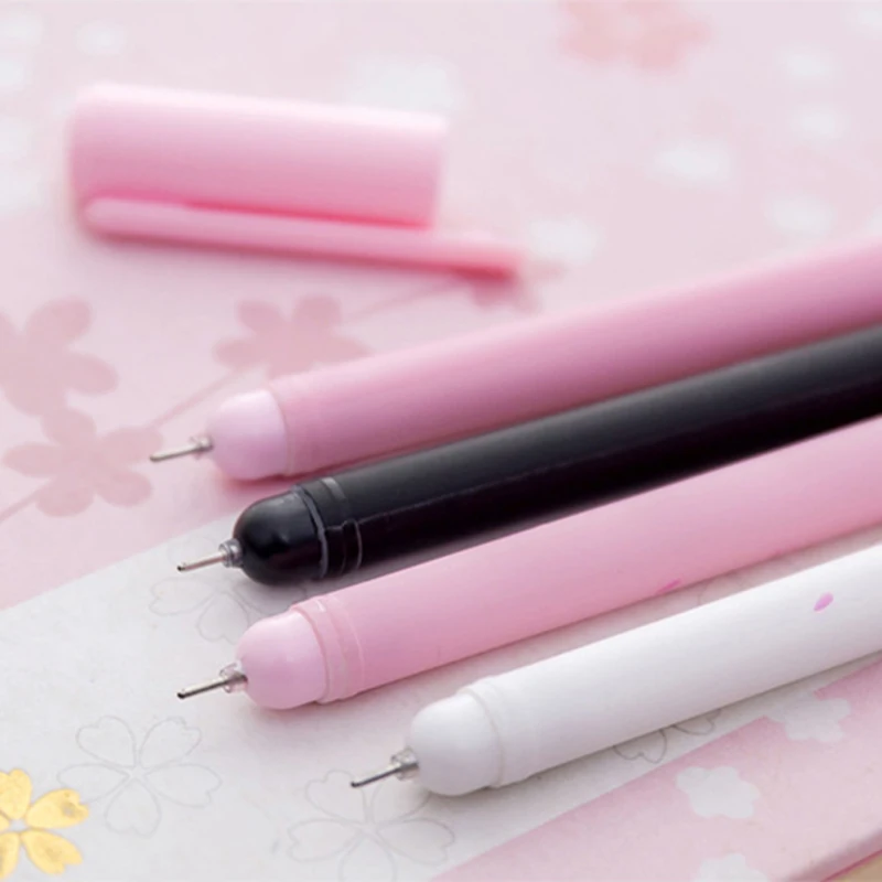 1 шт. кавайная розовая вишневая гелевая ручка студенческие офисные ручки для подписи школьные рекламные подарочные канцелярские принадлежности