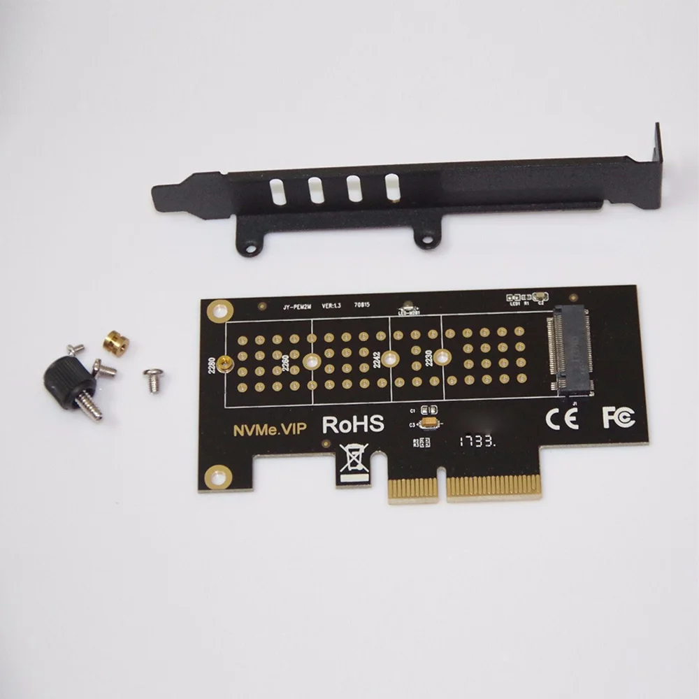 M.2 NVMe PCIE SSD для PCI Express 3 0x4 адаптер XP941 SM961 960Pro M6e поддерживает PCIe Gen3/2 NGFF 80/60/42/30 мм SSD| |