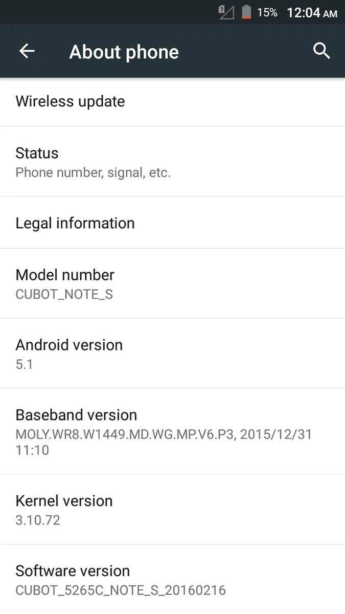 About Phone