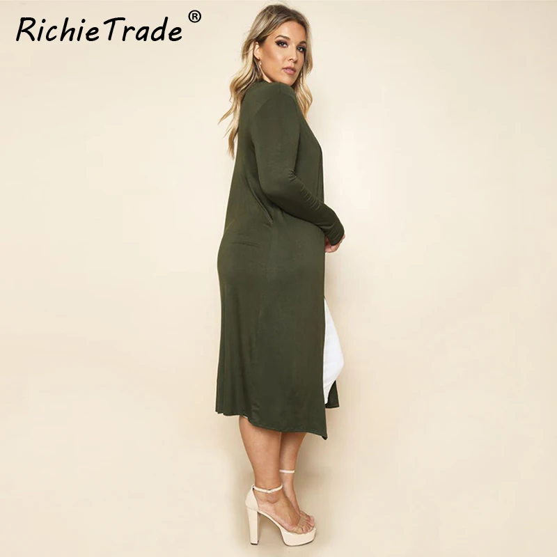 RICHIETRADE Женская куртка твердая Весенняя тонкая черная кардиган пальто 2017 Новая
