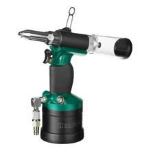 Заклепочник KRAFTOOL 31188(Пневматический, для заклепок из нержавеющей стали, 2,4-3,2-4-4,8мм., рабочее давление 6-6.7 бар, контейнер для сбора отработанных заклепок