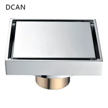 DCAN Brass Drains Drain Strainers Floor Linear Shower Floor Drains Bathroom Shower Drain Cover Kitchen Filter Strainer Drainer