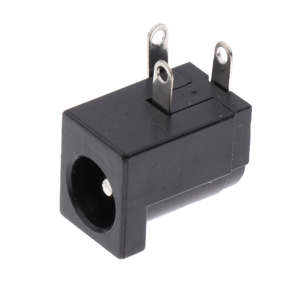 Baoblaze 50Pcs 2.1x5.5 PCB Mount DC Power Jacks Sockets DC-005 Charger Power Plug