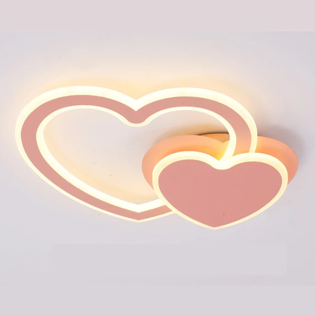 Creative Design Lamps And Lanterns Heart Shaped Romance Bedroom