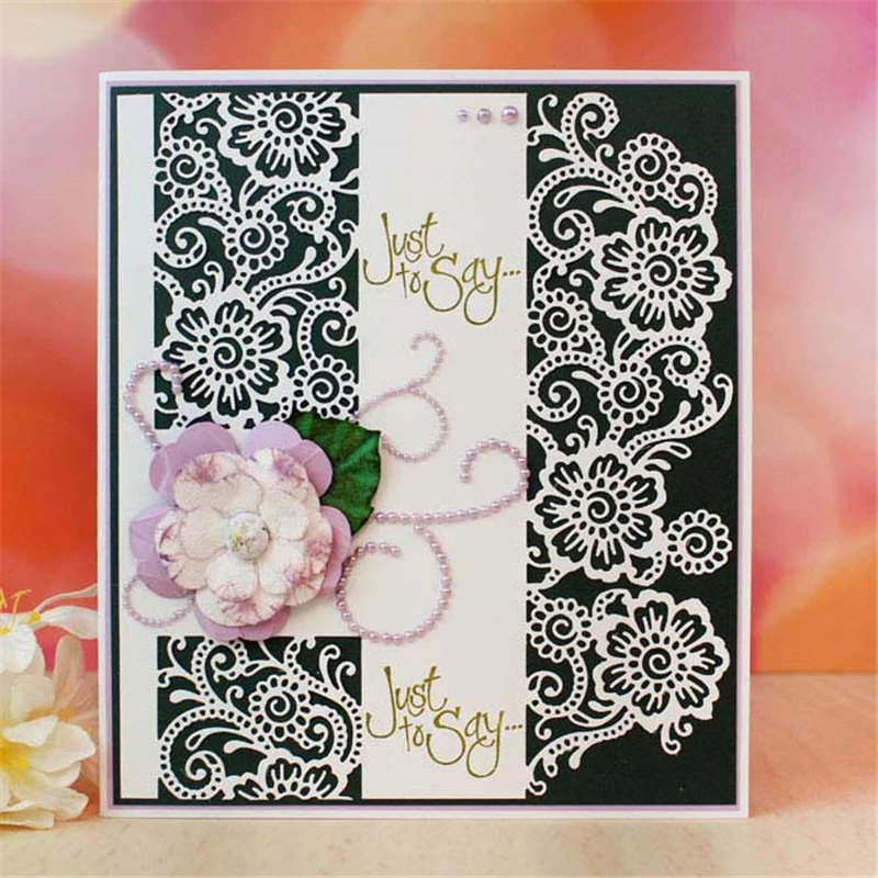 

Naifumodo Flower Element Metal Dies Cutting Dies Scrapbooking Embossing Dies Cut Stencils DIY Cards Album Making Craft Frame Die