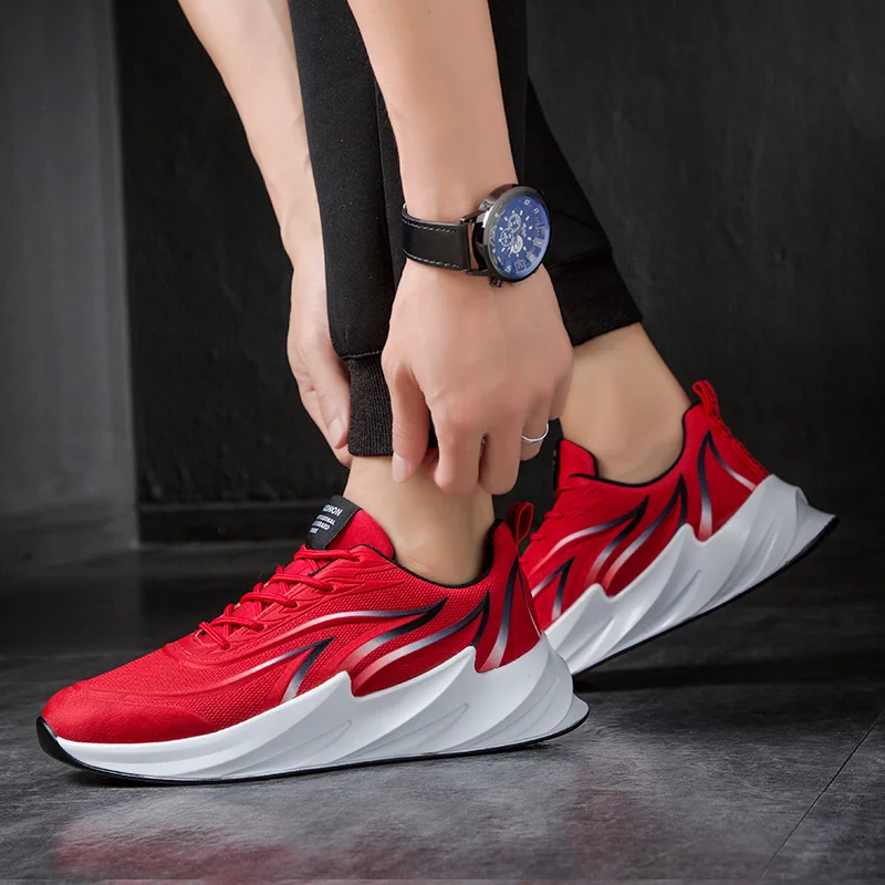 

YRRFUOT Men Sports Shoes Comfortable Breathable Fashion Sneakers Autumn Trend Outdoor Non-slip Men Shoes Hot Sale Running Shoes