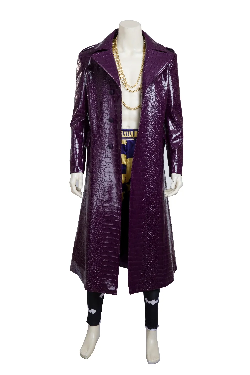 2016 High quality Suicide Squad Joker Cosplay Costume Clown Adult Men