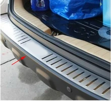 ФОТО stainless steel rear bumper protection window sill outside trunks decorative plate pedal suitable for honda crv cr-v 2007-2011