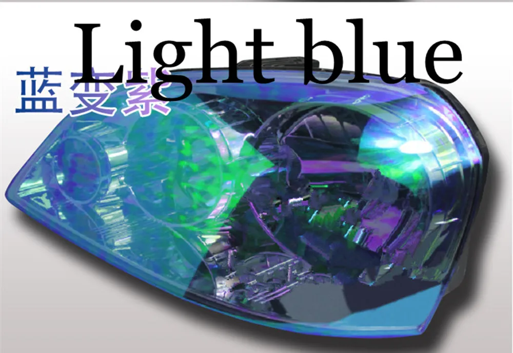 

3 Rolls Blue Chameleon Headlight Tint Film Car Taillight Fog Vinyl PROTWRAPS NEO CHROME Headlamp Tinting