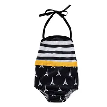 Arloneet/ г.; купальный костюм для маленьких девочек; купальный костюм в полоску; цельный купальник; пляжная одежда; летняя одежда для купания