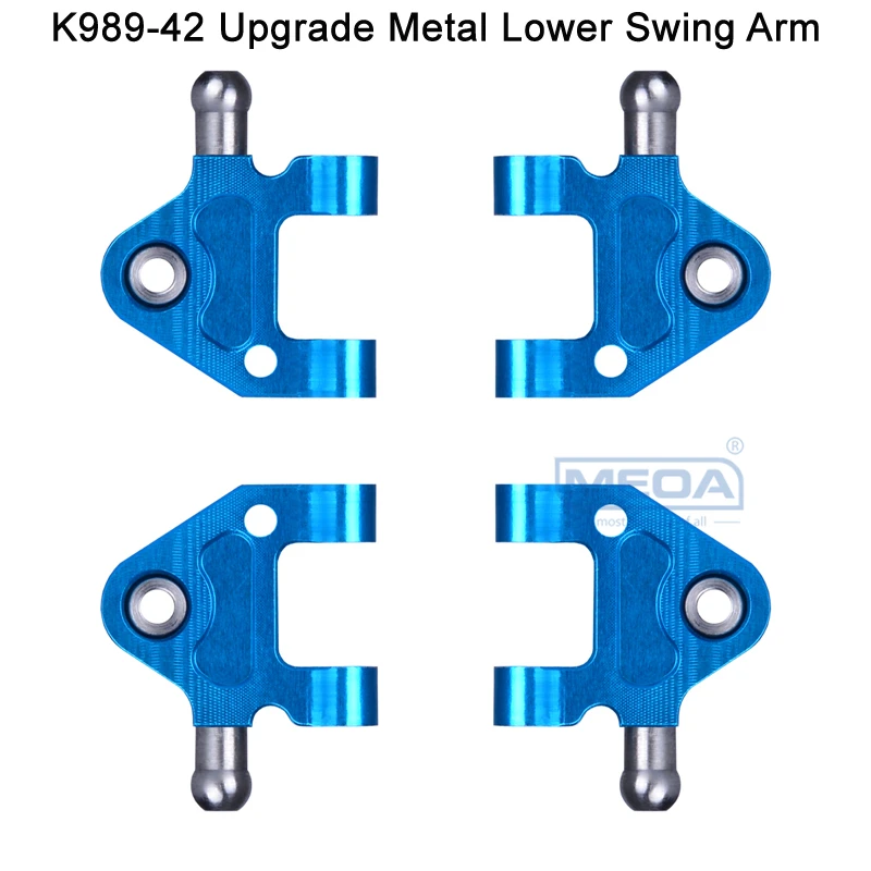 

Wltoys RC Car Spare parts Upgrage Matel Alloy 1/28 Scale RC Car Parts K989 Swing Arm K989-39 Upper Swing Arm K989-42 Lower Arm