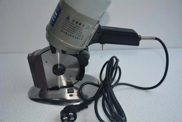 

Lejiang YJ-125 type 120mm Blade ,Electric Cloth Cutter Fabric Round Knife Cutting Machine