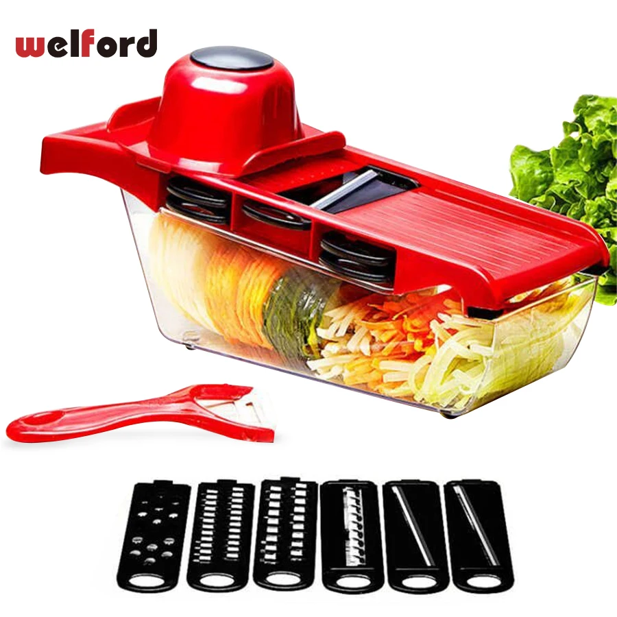 Multifunction Slicer Vegetable Cutter with Stainless Steel Blade Manual