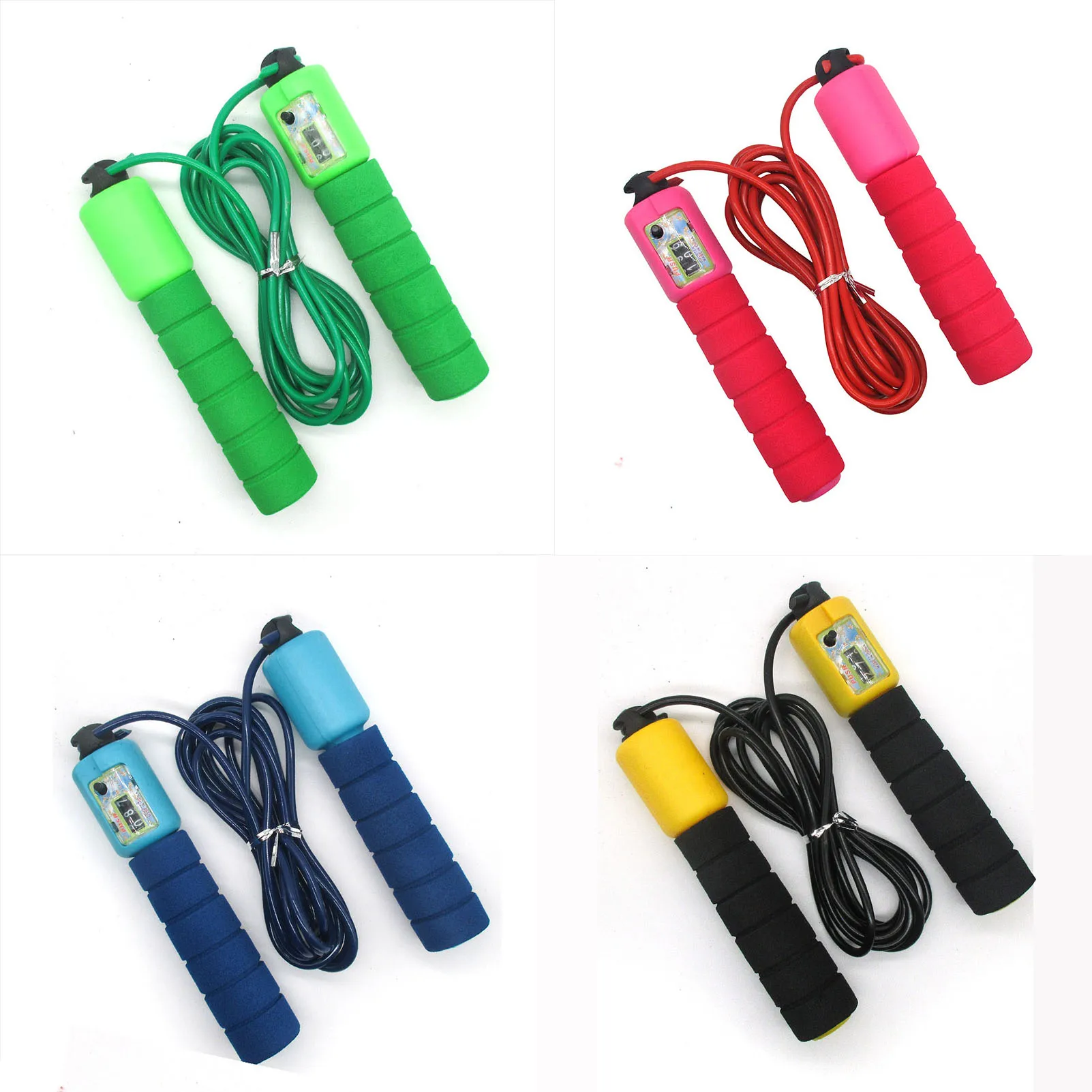 

hot sale Jump Ropes with Counter Sports Fitness Adjustable Fast Speed Counting Jump Skip Rope Skipping Wire