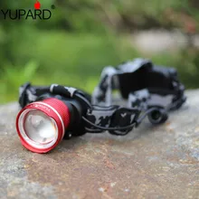 YUPARD 3 цвета XM-L2 светодиодный XML фара T6 светодиодный Перезаряжаемые зум фонарик налобный фонарь+ 2*18650 2200 мАч Батарея+ ПАУ зарядное устройство