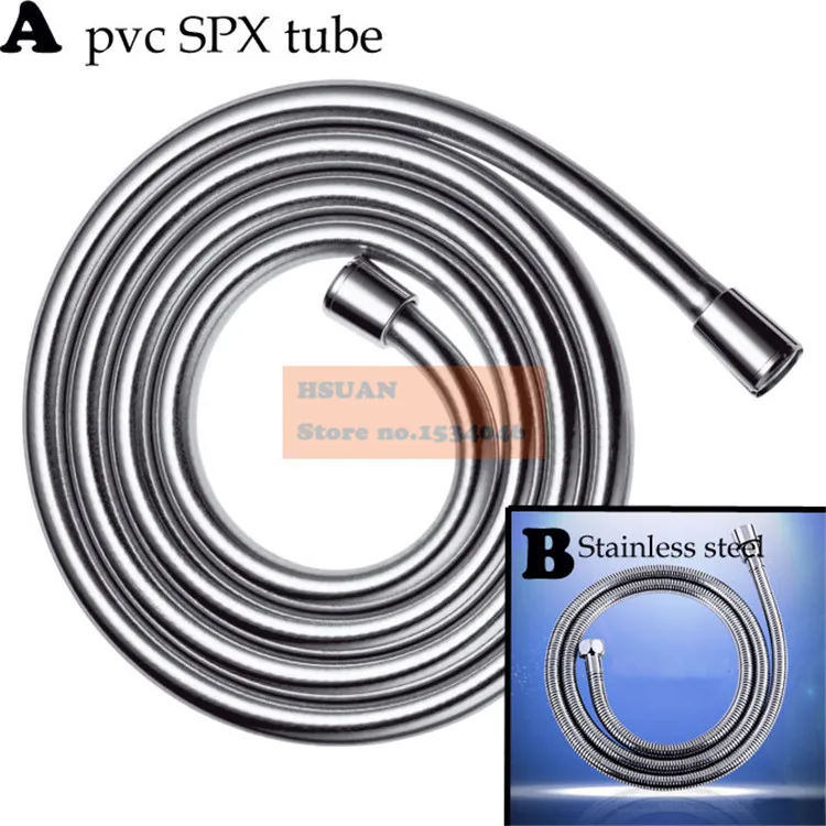 Bath room shower set accessories 1.5 metre Plumbing Hoses tube hand