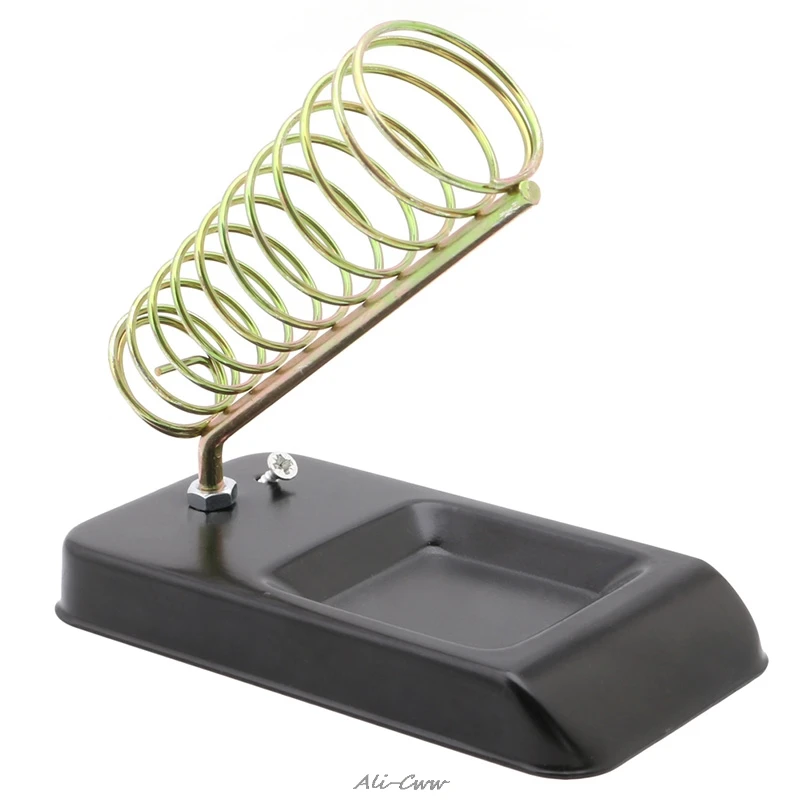 Soldering Iron Gun Metal Stand Holder Safety Protect Base Support