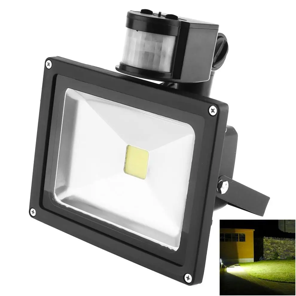 

Waterproof IP65 20W 1800LM LED Floodlight with PIR Infrared Body Sensor and 120 Degre Beaming Angel for Outdoor/Landscape/Garden