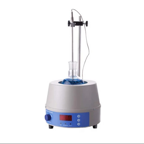 

Analog Digital Magnetic Stirrer Heating Mantle 1000ml, 0~1400 rpm, 350W, Max 450 degree with Support Stand and Temp.