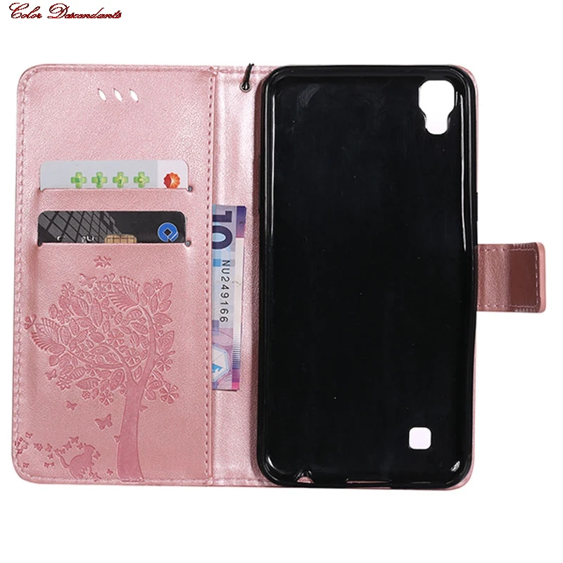 Роскошный кожаный чехол бумажник с откидной крышкой для LG X Power K210 K 220DS 220 ds K220DS XPower