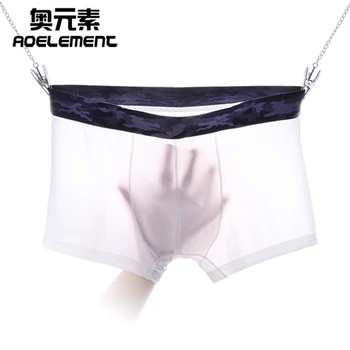 

2019 New underwear sexy men ultra-thin breathable fabric Underwear men transparent fashion hot underweares Man hot ideas briefs