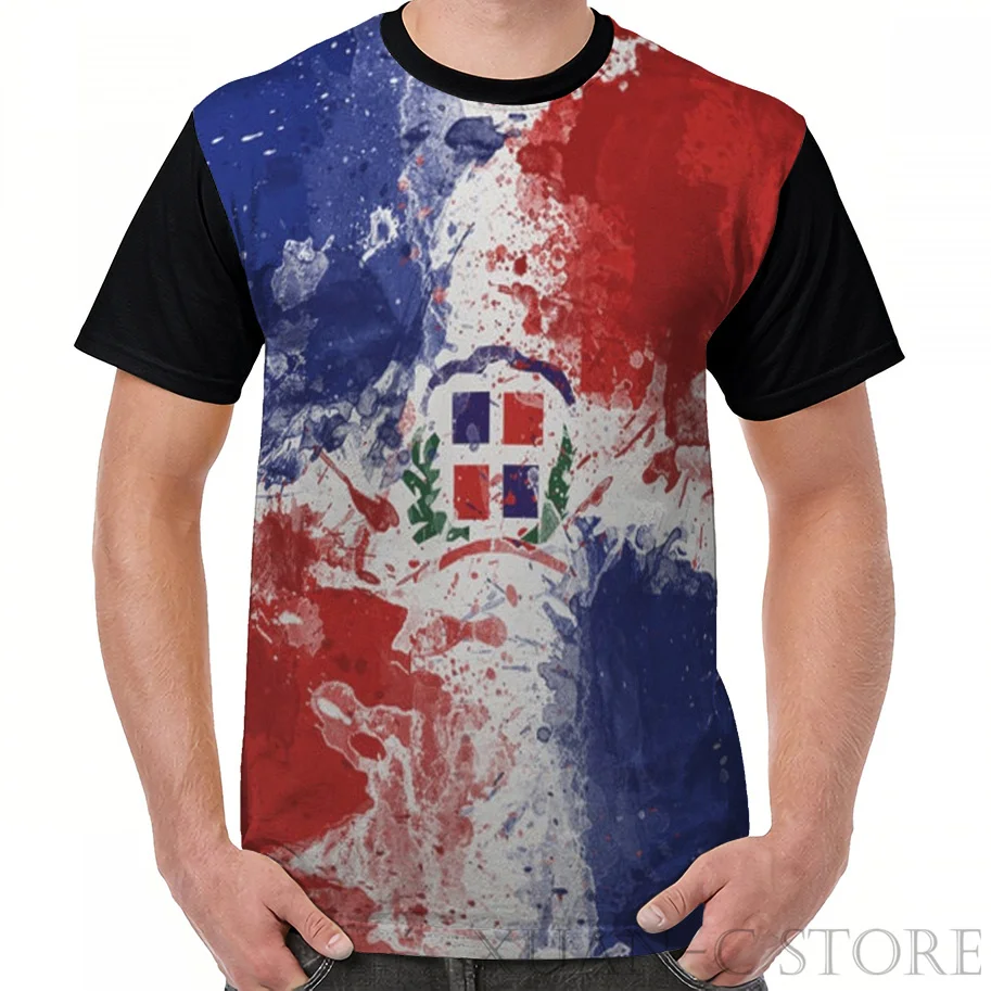 

Summer Fashion printed men t shirt women tops tees dominican republic Graphic T-Shirt funny Short Sleeve tshirts