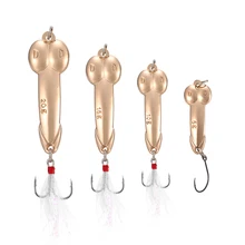 4 шт./лот тройные Крючки ложка приманки 5 г/10 г/15 г/20 г металлическая рыболовная приманка со светоотражающим Перо хвоста снасти для рыбалки на карпа