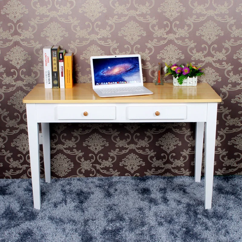 All Solid Wood Desk Simple 1 Meter 1 2 Meters Desktop Computer
