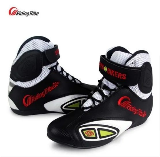 

Pro-biker light riding shoes Summer Four Seasons men and women car racing shoes boots breathable motorcycle locomotive shoes