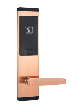 

newest stainless steel smart electric hotel handle door lock system 2018