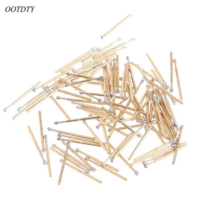 OOTDTY 100 шт. пружинный тестовый зонд Pogo Pin P75-LM2 диаметром 1,02 мм длина 16,5 мм