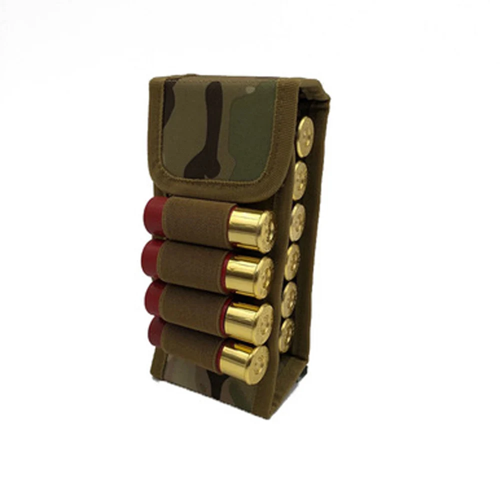 Molle тактический 10 Круглый 12GA 12 калибр патронов для перезарядки ружья журнал сумки журнал сумка охотничьи патроны сумка