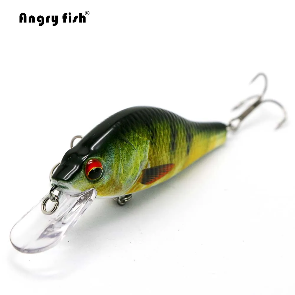 

Angryfish Hot Sale 1Pcs Fishing Lure 108mm 10.8g Barbed Lure Artificial Bait Hooks FH-006