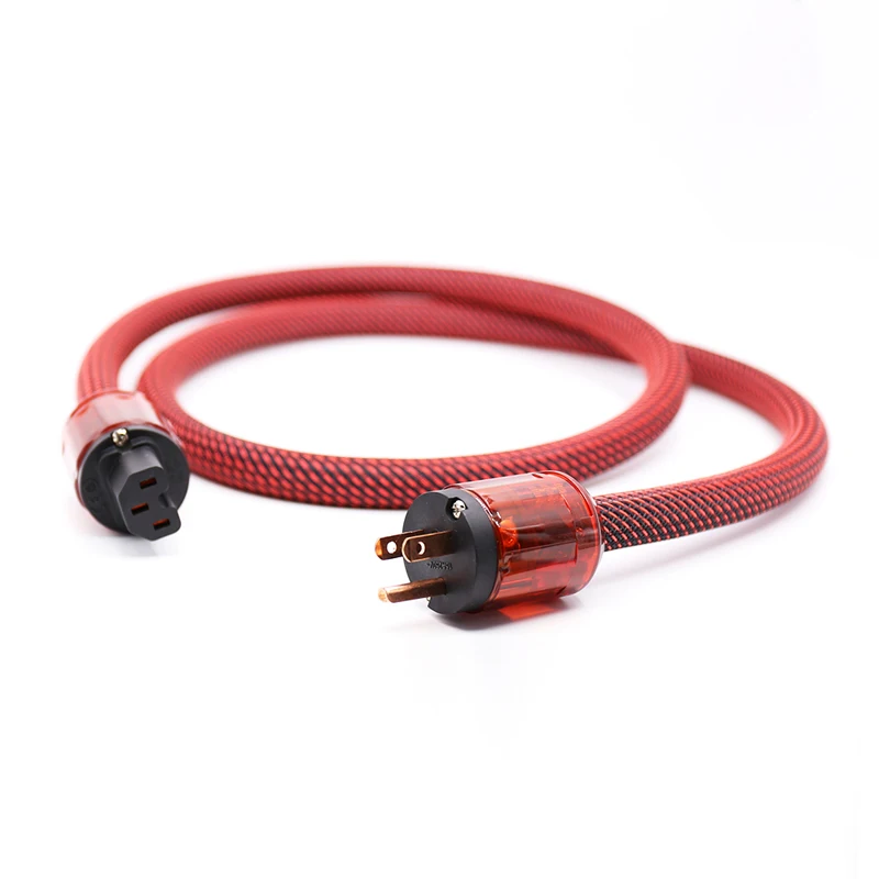 Buy Free shipping 5N OFC Pure Copper hifi AC Power