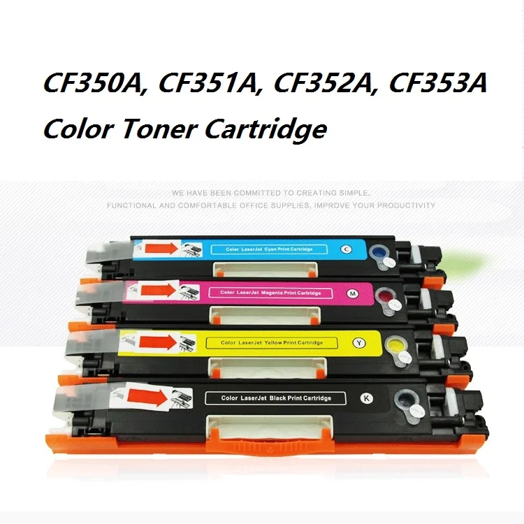INK WAY CF350A CF351A CF352A CF353A Compatible Color toner cartridge ...