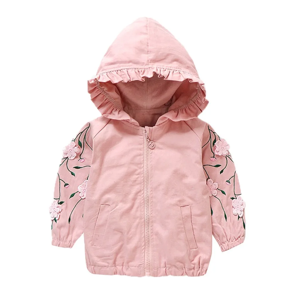 FJUCHAI Kids Boys Girl's Zippers Jacket Toddler Color Block Hooded Tops 1 7y Baby Fall Windproof Jacket