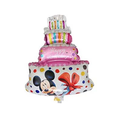 1 шт/Лот все стиль Микки воздушный шар "Минни" гелиевый воздушный шар День рождения воздушные шары для ребенка предметы для украшения дня рождения - Цвет: Светло-серый