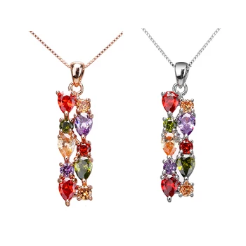 

Hermosa Beautiful Mother's Day Gifts Garnet Peridot Morganite Amethystt Pendant For Women 40mm