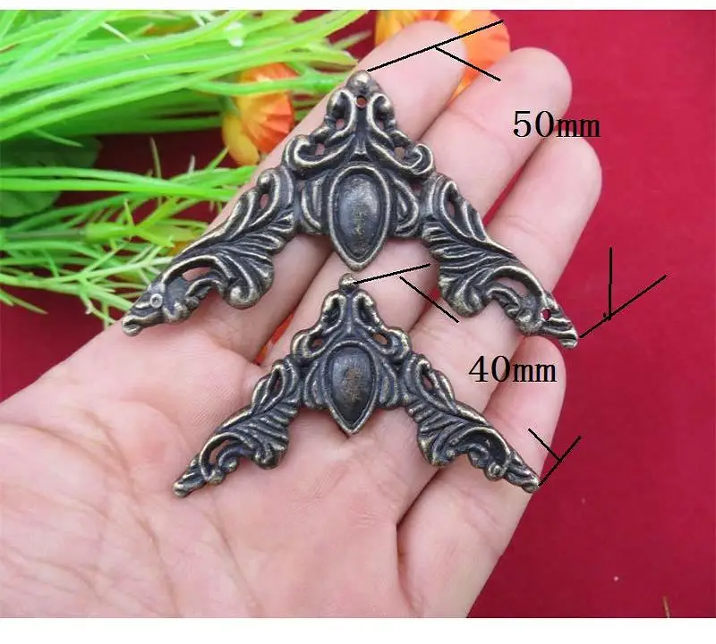 40MM Large corner piece alloy Antique decorative fillet Wooden boxes