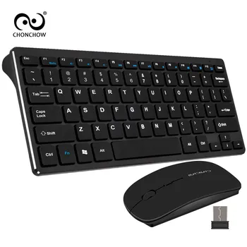 

Wireless Keyboard and Mouse Combo 2.4 GHz Wireless Mouse Multimedia Keys for PC Windows XP /7/8/10 Android Smart TV Box