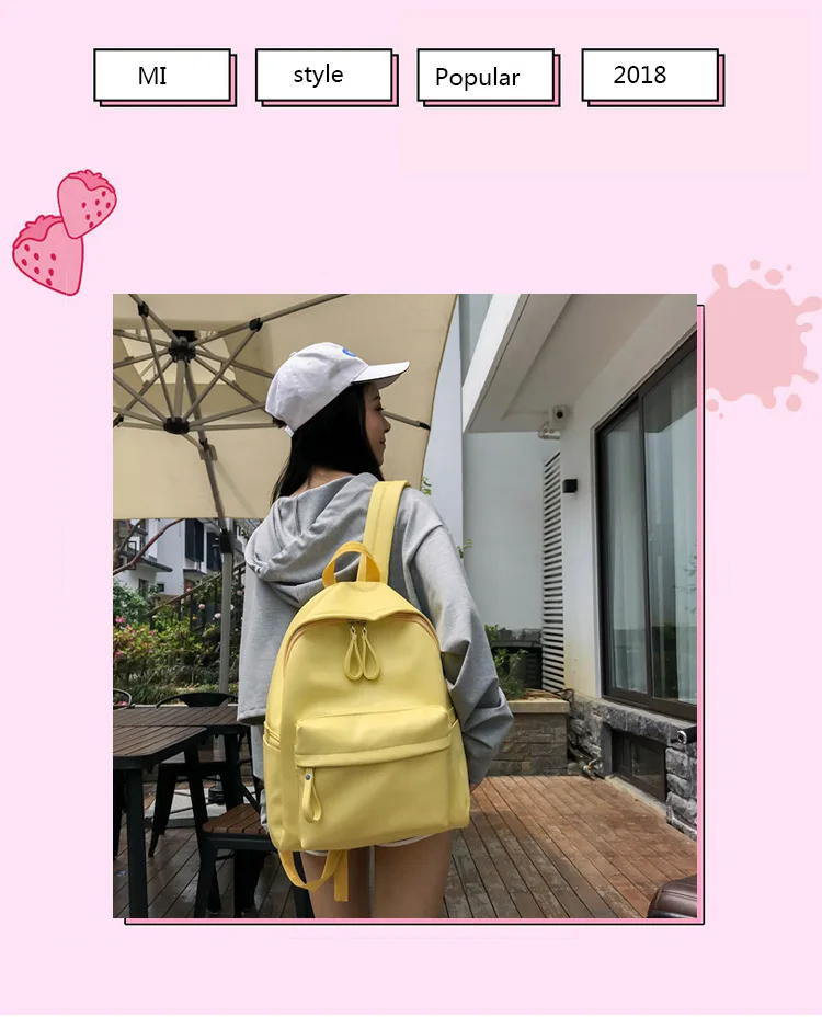 HOCODO, модная женская сумка, высокое качество, женская, мягкая, из искусственной кожи, для путешествий, школьная сумка, маленький мини рюкзак, сумки на плечо