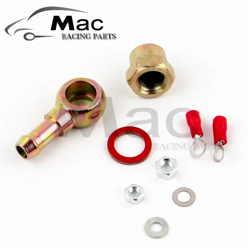 044 FUEL PUMP BANJO FITTING KIT HOSE ADAPTOR UNION 8MM OUTLET TAIL iron on