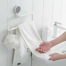 Stouge 1pc Kitchen Storage Hanger Towel Rack Paper Holder Sticke Rack Roll Hanger Holder For Bathroom Organizer Tissue Shelf