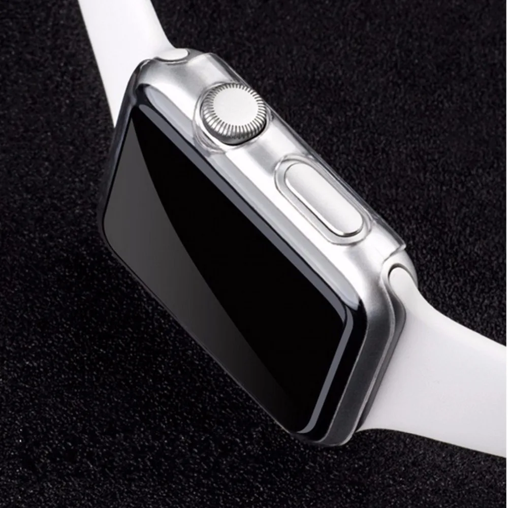 10pcs PC For Apple Watch case 42mm 38mm cover iWatch series 3/2/1 watch case Colorful plating Full Frame protective case shell